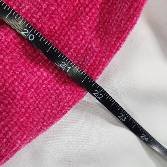 Belle by Kim Gravel Crewneck Pink with Gold Accent Buttons Medium.  Lot E - Picture 6 of 7